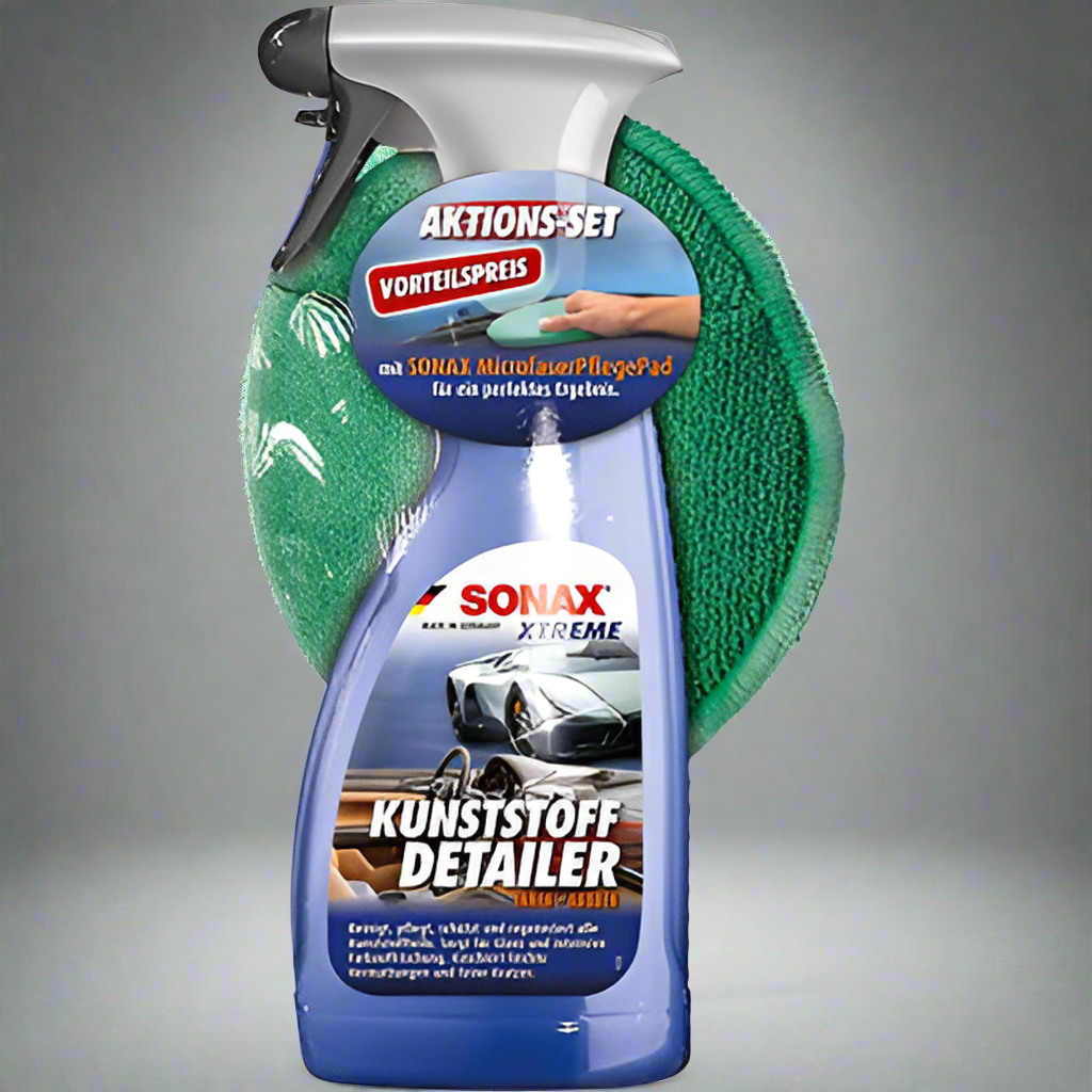Sonax XTREME Kunststoff Detailer 500ml Vorteilsset inkl. Microfaser Pad